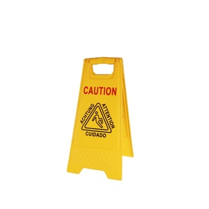 Señal de Advertencia Plegable de PP de 24 Pulgadas, Modelo 2026, Señal de Precaución, Tablero de Seguridad para Vestíbulo de Hotel, Público, H0701 - Product Image 1