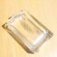 Fabrication de gros moderne Rectangle vide givre 100ml 30ml 50ml flacons de parfum en verre avec bouchon non magnétique