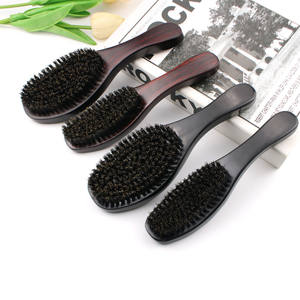 <span class=keywords><strong>Brosse</strong></span> à <span class=keywords><strong>barbe</strong></span> personnalisée incurvée en nylon 360 à poils de <span class=keywords><strong>sanglier</strong></span> <span class=keywords><strong>Brosse</strong></span> à cheveux pour démêler la vague <span class=keywords><strong>Brosse</strong></span> à cheveux en bois pour hommes à long manche - Product Image 2