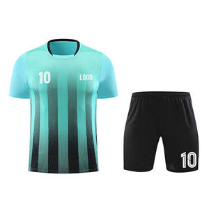 Оптовая продажа, новый комплект футбольных костюмов для взрослых и детей, вышитый логотип на униформе футбольной команды - Product Image 4