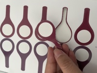 Einweg-Kopfhaut-Testkarte zur Sebum-Prüfung für Friseursalons, OEM-Großhandelsangebot zur Bestimmung des Kopfhauttyps