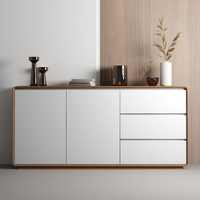 Wohnzimmer Flur Esszimmer möbel Holz Seitens chrank Antik Buffet Side board Modern