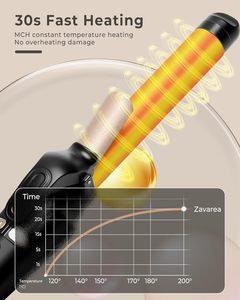 เครื่องม้วนผมไฟฟ้าเซรามิกอัตโนมัติแบบมืออาชีพ สำหรับ<span class=keywords><strong>ผม</strong></span><span class=keywords><strong>ลอน</strong></span><span class=keywords><strong>ใหญ่</strong></span> พร้อมหน้าจอแสดงอุณหภูมิ LED (120-200 องศา) สำหรับใช้ในบ้าน - Product Image 5