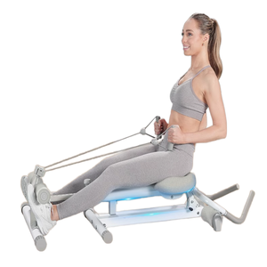 Wellshow Macchina per Canottaggio Multifunzionale Quattro-in-Uno in Metallo, Attrezzatura per Allenamento Sportivo Completo Commerciale, Pieghevole - Product Image 1