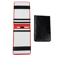 JMS Factory Custom logo semplice in pelle sintetica classico portacarte Golf con nuovissima alta qualità