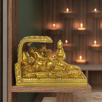 Éléphant indien dieu Murti décor figurine en résine peinte à la main pour mariage maison Mandir & Pooja article décor de salle de yoga; pour Diwali