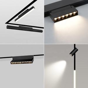 Luz LED Magnética Moderna <span class=keywords><strong>de</strong></span> Aluminio con Tecnología COB, Diseño Ultrafino, Múltiples LED y Óptica Ajustable - Product Image 4