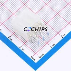 HX-5569-2x3AW Wire-to-Board Pin Header Bent Lead Through Hole,P=4.2mm Connector 2x3P 4.2mm Right Angle Insert Mini-Fit (MX 4.2) - Product Image 2