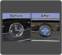 Krando Car Time Electronic Meter für Mercedes Benz C W205 E W213 S W222 G W433 Gls W219 Stoppuhr LCD Smart Clock