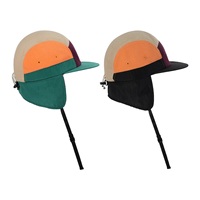 DYMF Hombres Invierno Correr Sombreros Fleece Earflaps Gorra de béisbol Mujeres A prueba de viento Ear Flap Camp Caps Warm Winter Snapback Gorras