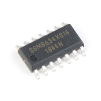 SGM8634XS14/TR SOIC14 Dörtlü CMOS Operasyonel Amplifikatör 6MHz Raydan Raya I/O Stokta Mevcut