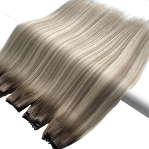 Ruirfa, le <span class=keywords><strong>produit</strong></span> le plus vendu aux États-Unis, est la tresse Genius Weft à double trame de <span class=keywords><strong>cheveux</strong></span> vierges colorés en balayage. - Product Image 1