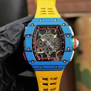2026 Designer Red Carbon Fiber 65-01 Mechanical <b>Watch</b>, High-Quality Sapphire Crystal Hollow Automatic Timepiece - Product Image 6