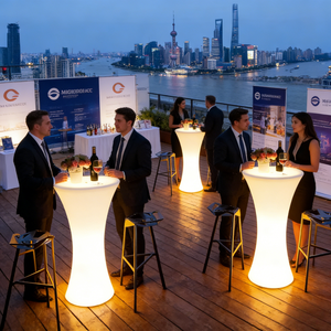 Mesas de Bar para Fiestas y Eventos Comerciales al Aire Libre, Muebles de Bar Portátiles, Mesa de Discoteca, Mesa de Cócteles LED - Product Image 4