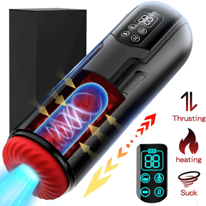 Bomba de Vacío para Pene con Rotación y Sujeción Ajustable, <span class=keywords><strong>Entrenador</strong></span> Masculino, Masturbador 360 °   Vibrador para Hombres con Estimulación de Glándulas, Juguete Sexual para Adultos - Product Image 1