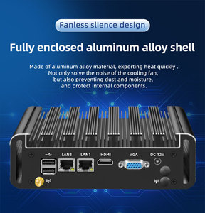 جهاز كمبيوتر صغير Intel مدمج كمبيوتر adoras N100 وحدة سطح مكتب Mimi مثبت على الحائط بدون مروحة كمبيوتر صغير صناعي بسعر - Product Image 5