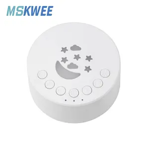 Baby White Noise Sound Machine with Colorful Breathing Light Travel Sound Machine with 18 Relaxing Nature Sounds and Timer