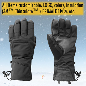 Arctic Extreme soğuk açık spor eldiven alt-sıfır termal polar astarlı aşağı dolu kayak eldivenler için snowboard - Product Image 2