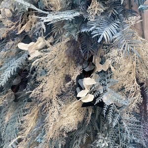 Promesse conception populaire mur de la pampa bleue décoration de fête d'anniversaire de mariage mur de fleurs artificielles en soie - Product Image 4