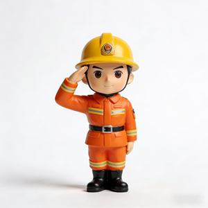 Figuras de <span class=keywords><strong>Bombero</strong></span> de <span class=keywords><strong>Anime</strong></span> en PVC Impresas en 3D de 5 Pulgadas Hechas a Medida, Figuras de Acción de <span class=keywords><strong>Bombero</strong></span> de Dibujos Animados de Plástico - Product Image 1