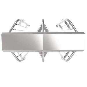 Kép Đoạn Chiều Cao Đầy Đủ Xoay Cửa Quay <span class=keywords><strong>Gate</strong></span> Cho Người Đi Bộ Kiểm Soát Truy Cập Hệ Thống - Product Image 2