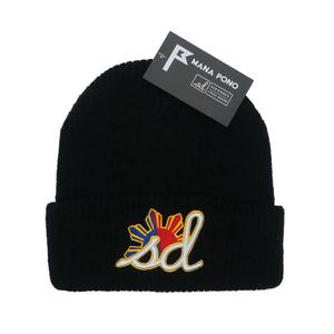 Casquette d'hiver en tricot unisexe réglable de haute qualité avec logo brodé 3D personnalisé, 100% acrylique, personnage de dessin animé, camouflage aux couleurs fruitées - Product Image 5