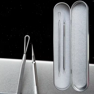 Extractor de comedones de <span class=keywords><strong>cara</strong></span> limpia multifunción, 5 uds., herramienta para eliminar espinillas - Product Image 3