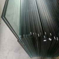 Verre Trempé de 10 mm 12 mm pour Bureau, Transparent, Clair, Coloré ou Teinté, Verre de Construction pour Fenêtre et Bâtiment