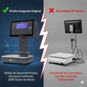 LongFly Smart AI, Sistema de Punto de Venta Todo en Uno con Báscula, Pantalla Dual, Caja <span class=keywords><strong>Registradora</strong></span> con Pantalla Táctil para Supermercados, Hardware <span class=keywords><strong>TPV</strong></span> Español - Product Image 4