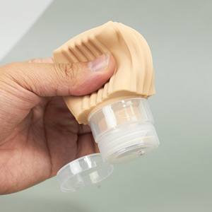 Silicone Storage Bottle With Lid Reusable Travel Cosmetic Refill Container For Shampoo Lotion - Product Image 3