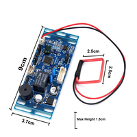 Module de lecteur de carte RFID 125KHz EM4100 15000 utilisateurs stockage carte intégrée Module de contrôle d'accès de porte autonome