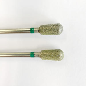 Punte per trapano diamantate per pedicure a forma di pera invertite fresa per podologia per lucidare la pelle morta - Product Image 3