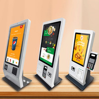 Terminal de point de vente mural à écran tactile capacitif, borne de commande et de paiement en libre-service avec fonction SDK