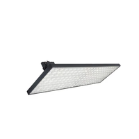 RONSE Projecteur LED SMD sur rail noir de haute qualité, moderne, commercial, à intensité variable, 4 fils, boîtier en aluminium, pour supermarché