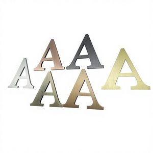 Guía <span class=keywords><strong>de</strong></span> Número <span class=keywords><strong>de</strong></span> Habitación <span class=keywords><strong>de</strong></span> Hotel Personalizada <span class=keywords><strong>de</strong></span> Acero Inoxidable Sólido con Acabado Metálico Cepillado y Caracteres <span class=keywords><strong>de</strong></span> Latón - Product Image 5