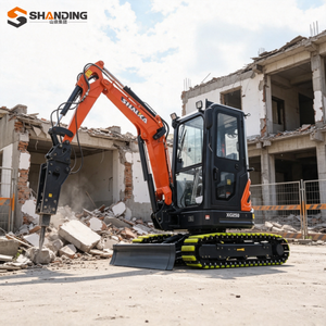 Mini Excavadora con Envío Gratuito, 0.8 Toneladas, 2.5 Toneladas, EPA Euro 5, Yanmar, Excavadora de Orugas, Nueva, Motor Chino, Alta Potencia de Excavación - Product Image 3