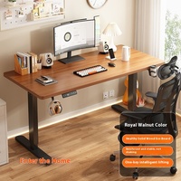 Table élévatrice électrique intelligente au design moderne Bureau d'ordinateur en bois massif pour l'apprentissage à domicile et le travail de bureau pour établi de sport électronique