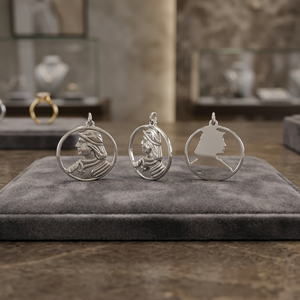 Colgante Religioso con Moneda de San Pablo en Plata 925 - Product Image 3