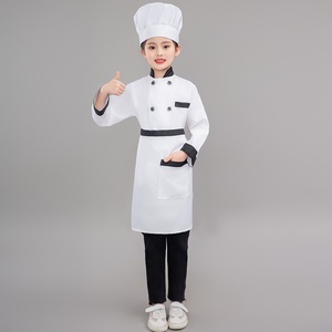 Nueva ropa de <span class=keywords><strong>Chef</strong></span> para niños, ropa de actuación, juegos de ropa profesional, disfraces de <span class=keywords><strong>Chef</strong></span> pequeño para niños - Product Image 3