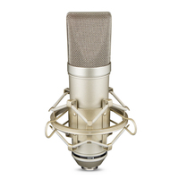 Gran Venta: Micrófono Profesional UU87 de 3.5mm para Grabación de Estudio con Soporte de Escritorio, Micrófono Condensador para Transmisiones en Vivo y Canto