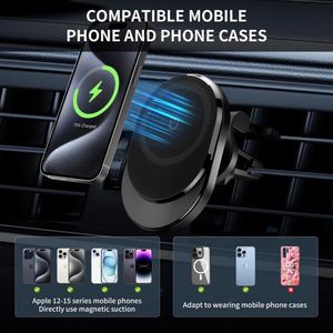 Nhà Máy Giá Ổn Định Cố Định Từ Xe Sạc Không Dây 15W Sạc Nhanh - Product Image 6