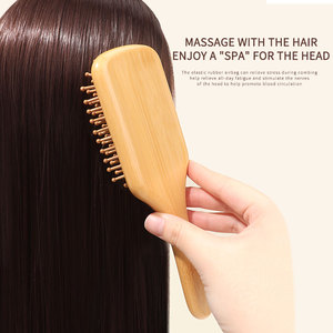 Cepillo de Pelo de Madera de Sándalo de Alta Calidad, Venta Directa de Fábrica, Diseño Único, con Cojín de Aire, Tipo Láser, de <span class=keywords><strong>Bambú</strong></span>, para el Hogar - Product Image 5