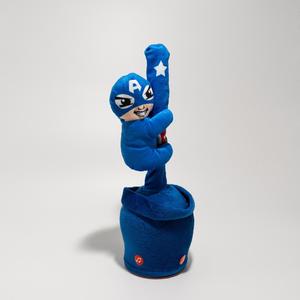 Per il Design DPT5129 del giocattolo di peluche portatile interattivo albero arrampicata capitan America per divertimento!