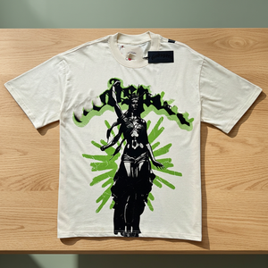 Camiseta de Manga Corta 2025 para Hombre y Mujer, Estilo Chino, Corte Regular, Secado Rápido, Estampada, 100% Algodón Tejido - Product Image 3