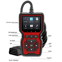 Escáner OBD2 para Auto V519, Herramienta de Diagnóstico Universal Portátil para Automóviles, Lector de Códigos de Error del Motor