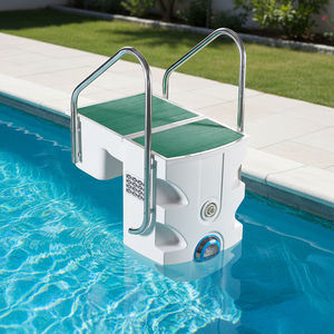 Pikes <span class=keywords><strong>Piscine</strong></span> PK8026 Filtre mural en acrylique de haute qualité, chlorateur, pompe à chaleur, robot de nettoyage, couverture de douche, échelle 1 - Product Image 1
