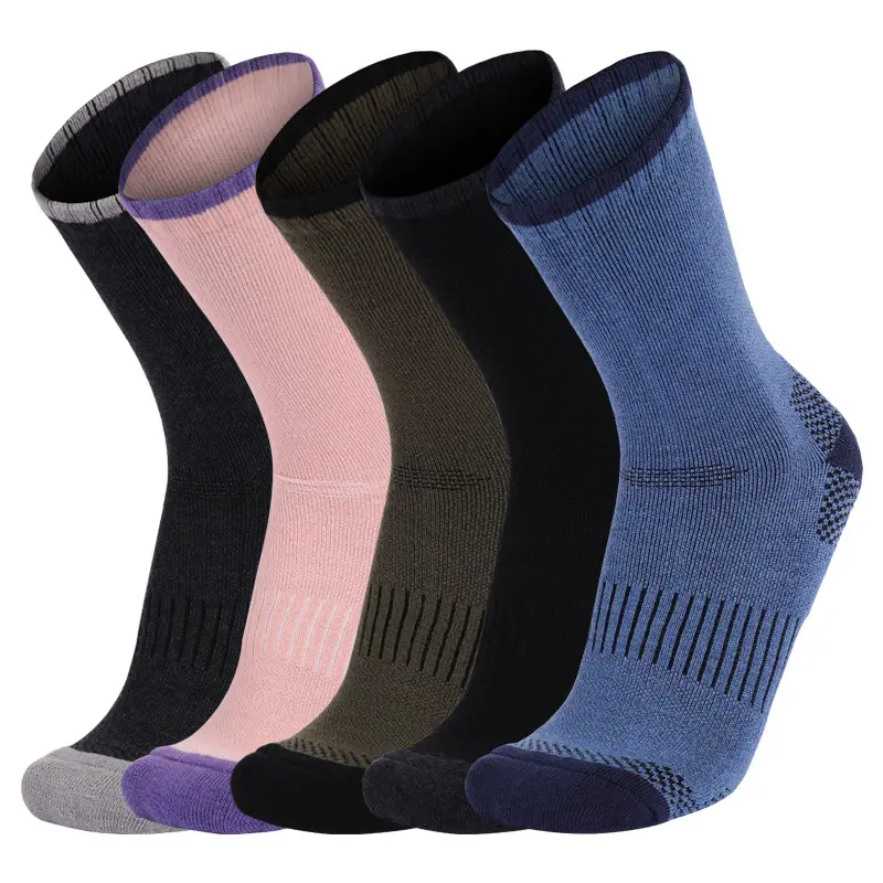 Solide Terry-Kraftsocken Herren Sport mittlere Entfernung Socken Outdoor Feuchtigkeitsregelung gekissen Arbeitssocken