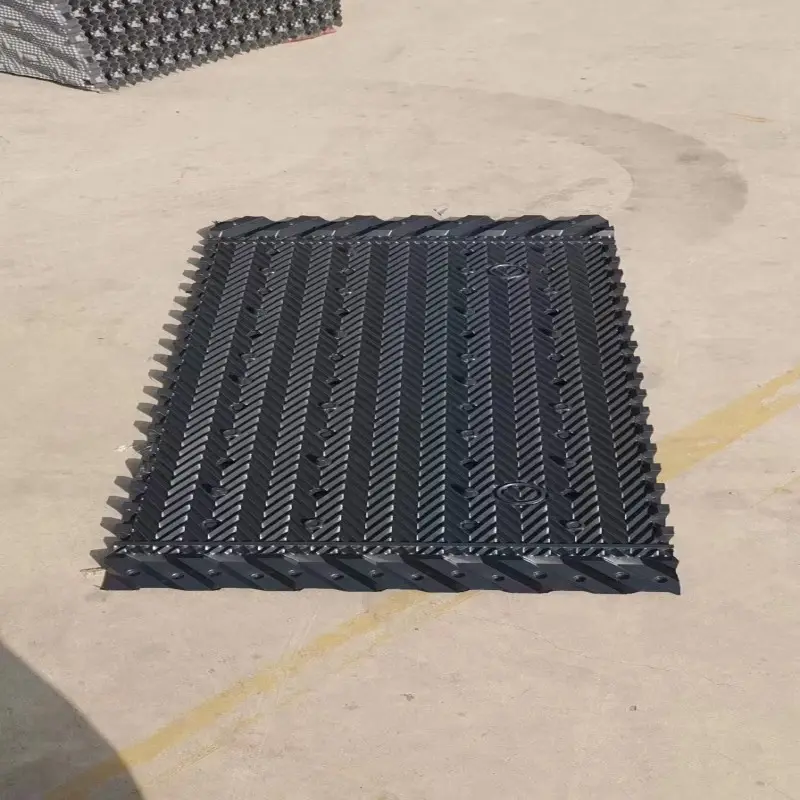 Material de enchimento evaporativo de PVC para sistema de fluxo cruzado de água industrial