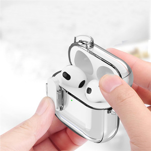 Funda Protectora Transparente de PC para Auriculares <span class=keywords><strong>Airpods</strong></span> 4, Compatible con <span class=keywords><strong>Airpods</strong></span> 1, 2, <span class=keywords><strong>3</strong></span>, Pro <span class=keywords><strong>3</strong></span>, 2, Anti-Caídas, Anti-Amarilleo - Product Image 1