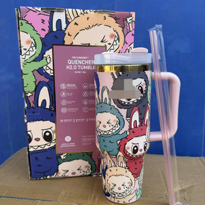 Nouvelle tasse isotherme en acier inoxydable de 40 oz de deuxième génération Messi, cadeau/tasse de voiture - Product Image 3